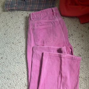 Pink shein jeans